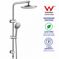 German Design Chrome Rain Shower Set (Watermark & Warranty)