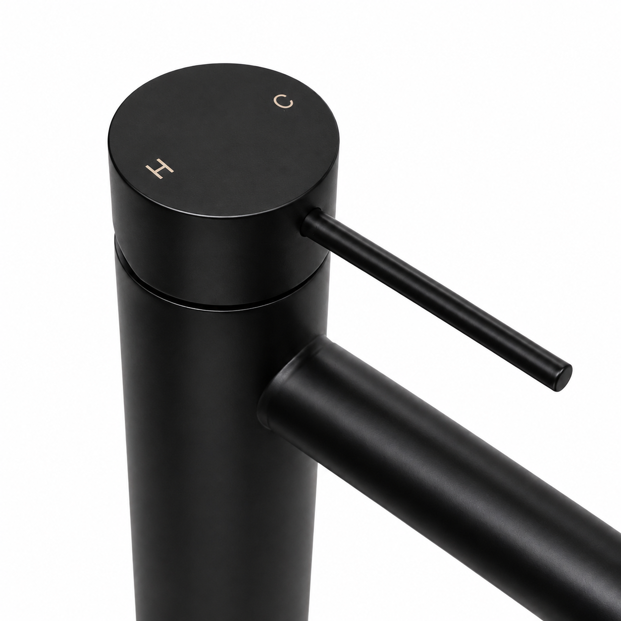 NUVORA Matte Black Tall Basin Mixer (Watermark & Warranty)