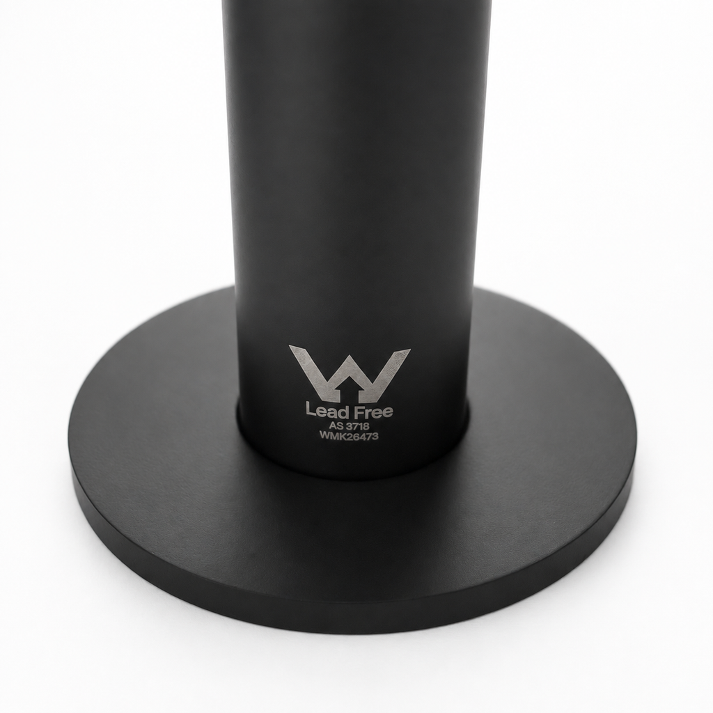 NUVORA Matte Black Wall-Mounted Bath Spout & Mixer Set (Watermark & Warranty)