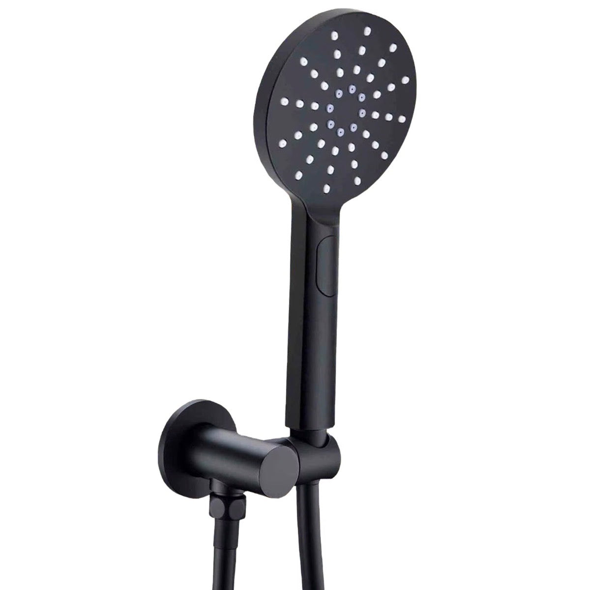 NUVORA Matte Black Swivel Hand Shower (Watermark & Warranty)