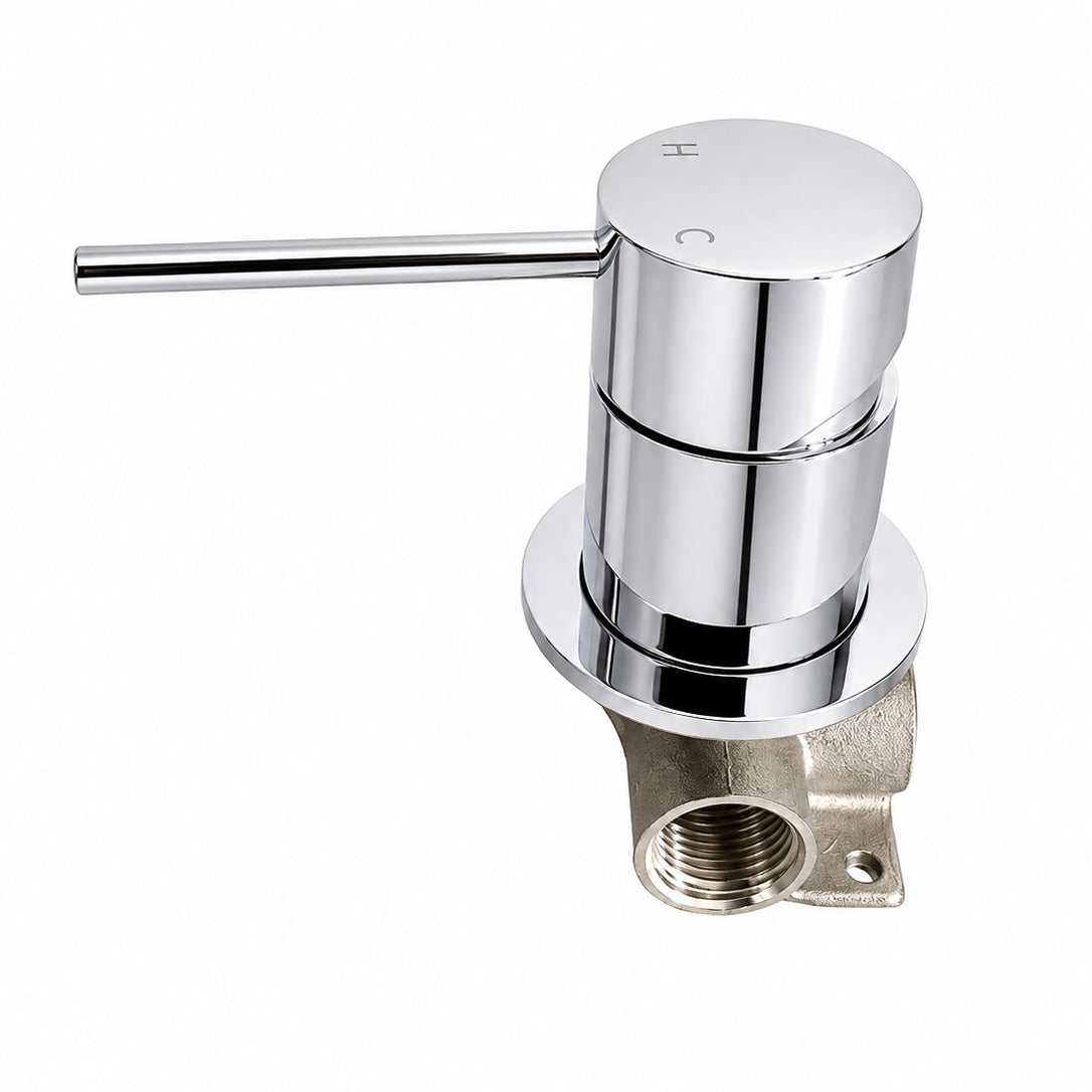 NUVORA Chrome Shower/Bath Mixer (Watermark & Warranty)