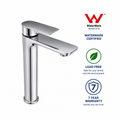 NUVORA Tall Chrome Basin Mixer (Watermark & Warranty)